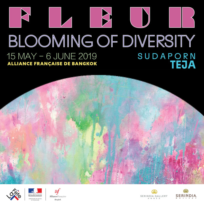 FLUER: Blooming of Diversity by Sudaporn Teja at Alliance Française Bangkok