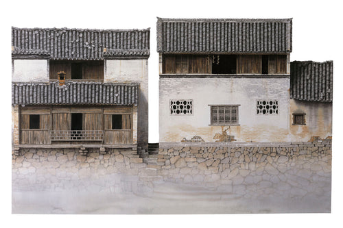 Houses on the River, Chengkan village, Anhui, China by Robert Powell